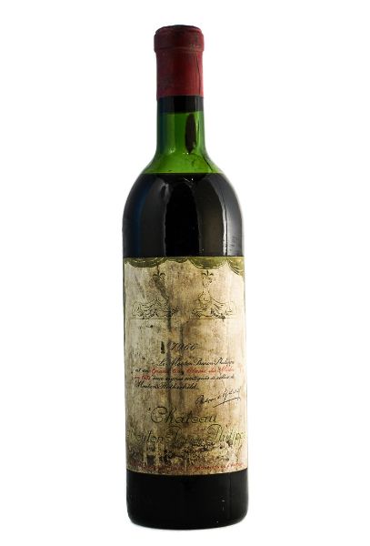 Picture of 1966 Château Mouton-Baronne-Philippe, High shoulder fill