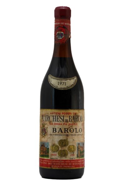 Picture of 1971 Marchesi di Barolo Barolo, Damaged label