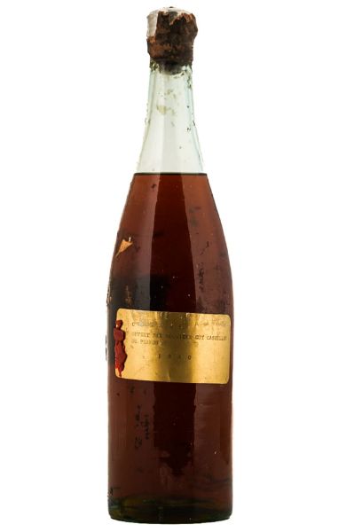 Picture of 1840 Pinet Castillon Cognac Grande Champagne, Slightly damaged label, High shoulder