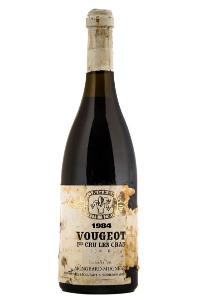 Picture of 1984 Domain Mongeard-Mugneret Vougeot 1er Cru les Cras - Damaged label