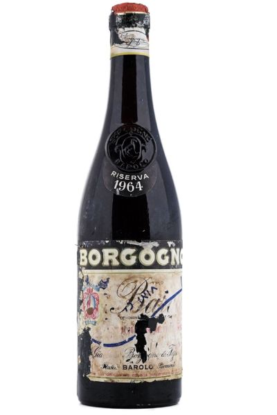 Picture of 1964 Borgogno Barolo Riserva, Damaged Label