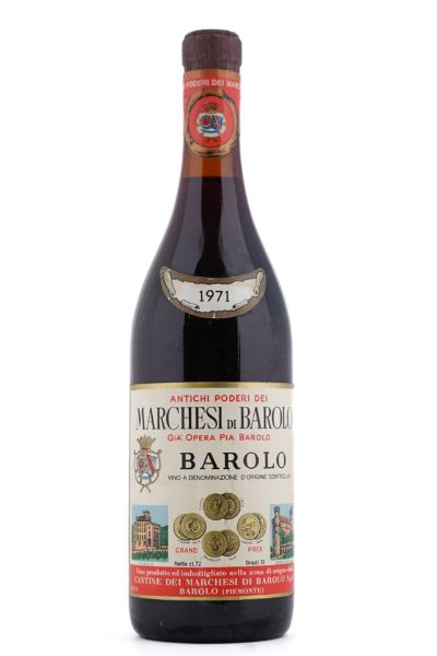 Picture of 1971 Marchesi di Barolo Barolo, damaged label