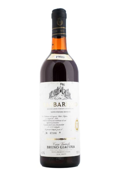 Picture of 1980 Bruno Giacosa Barbaresco Santo Stefano