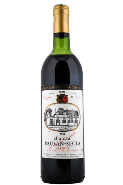 Picture of 1981 Château Rausan Segla, Grand Cru Classé Margaux, very top shoulder