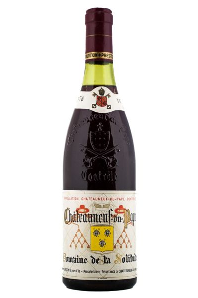 Picture of 1976 Domaine de la Solitude Châteauneuf du Pape, high shoulder