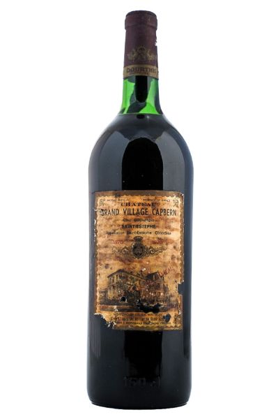 Picture of 1970 Château Grand Village Capbern, Grand Cru Saint Estèphe, Magnum, damaged labels