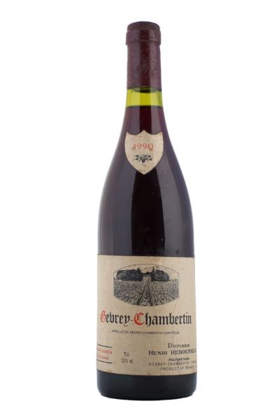 Picture of 1990 Domaine Rebourseau Gevrey-Chambertin (label good condition)